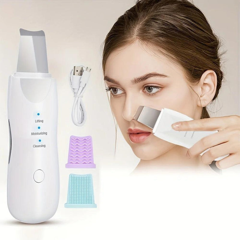 Peeling Ultrassônico Limpador Facial Portátil