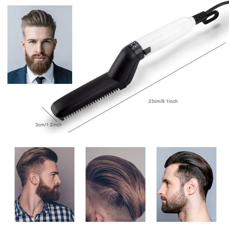 Modelador e Alisador de Cabelo e Barba Masculina