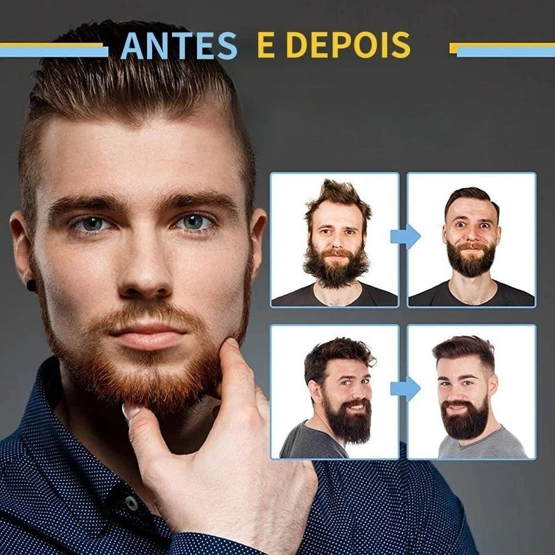 Modelador e Alisador de Cabelo e Barba Masculina