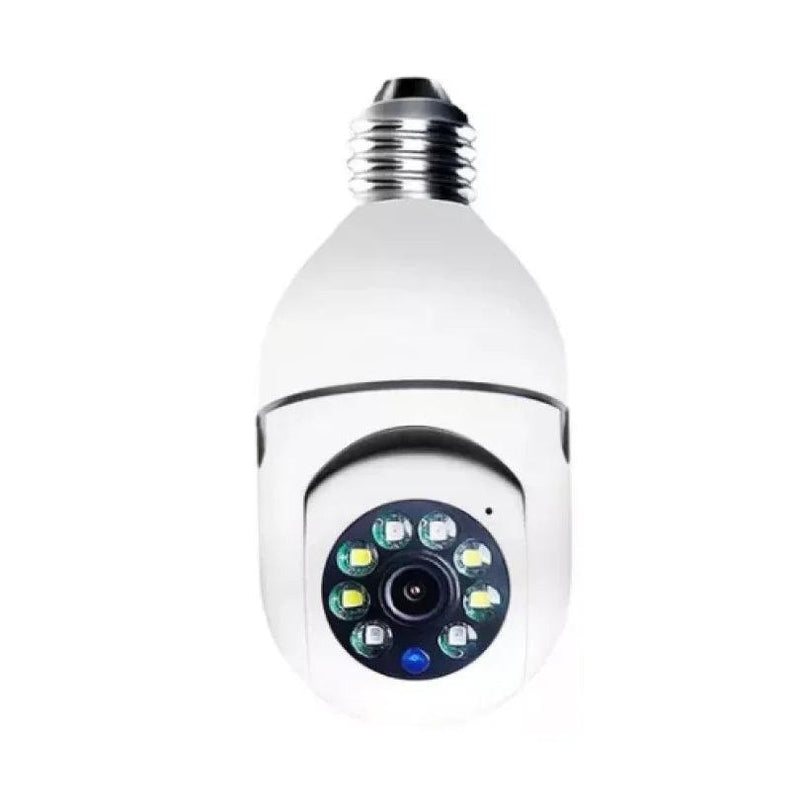 Câmera de Segurança WiFi 360º com Formato de Lâmpada