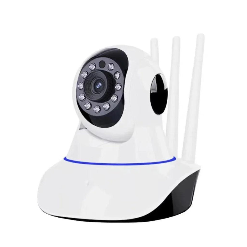 Câmera IP Wireless 3 Antenas - Full HD 1080p com Visão Noturna
